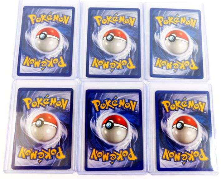 6 Pokémon 2002 Shadowless Trade Cards