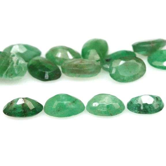 Mine cut! Oiled oly! 6.20ct Zambian Emerald set!