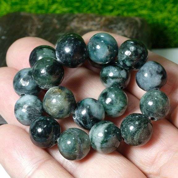Look at the beautiful color in this 180ct all natural Burmese Jade!