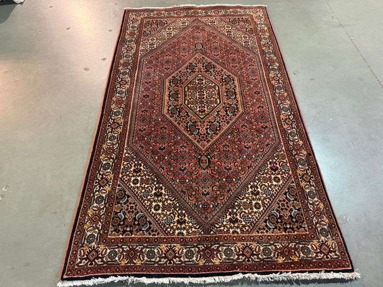 Fine Authentic Bidjar Iron Rug 4x6