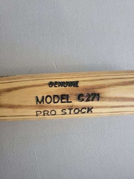 Paul Blair signed game used Bat,1970