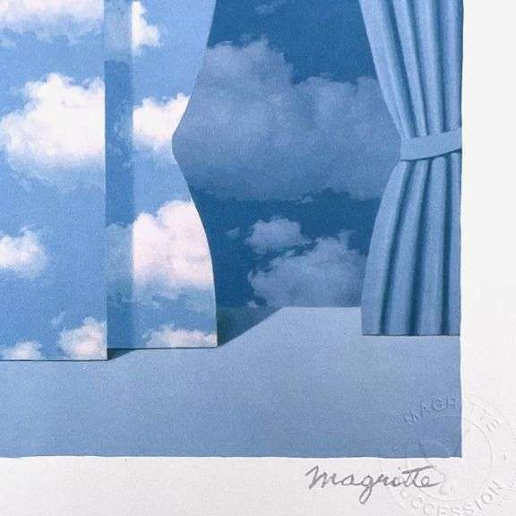 "La Peine Perdue (The Wasted Effort)" by Rene Magritte 1898-1967 (After)