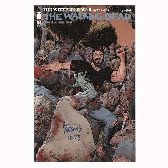 Rare The Walking Dead Issue #158 Signed by Artist