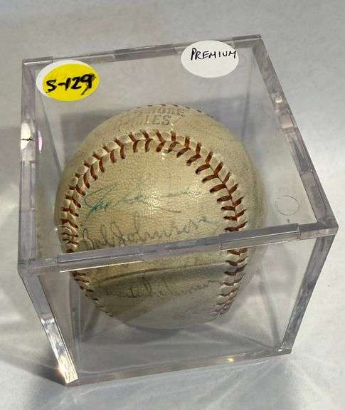 1960's O's signed baseball team