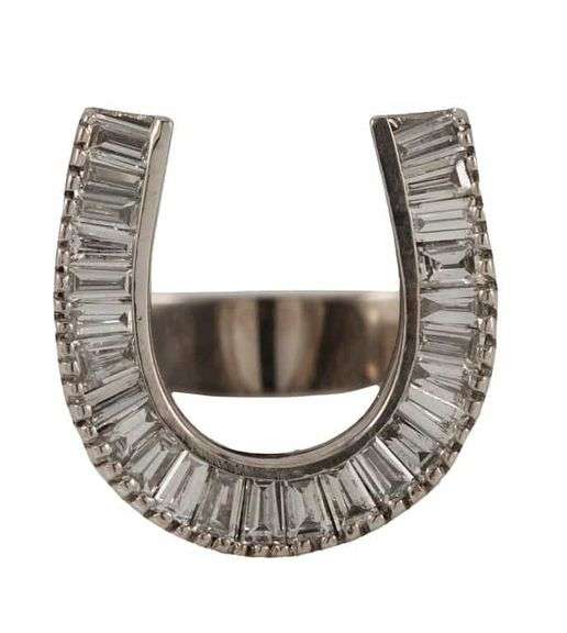 1.75ctw Baguette Diamond Horse Shoe Ring in 14K