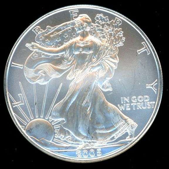 2005 BU 1 Ounce American Silver Eagle
