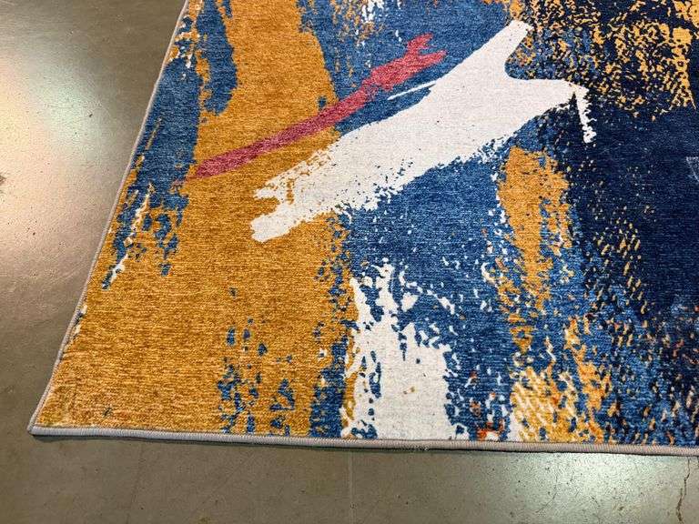 Artistic Colorful Modern Design Area Rug 6x8
