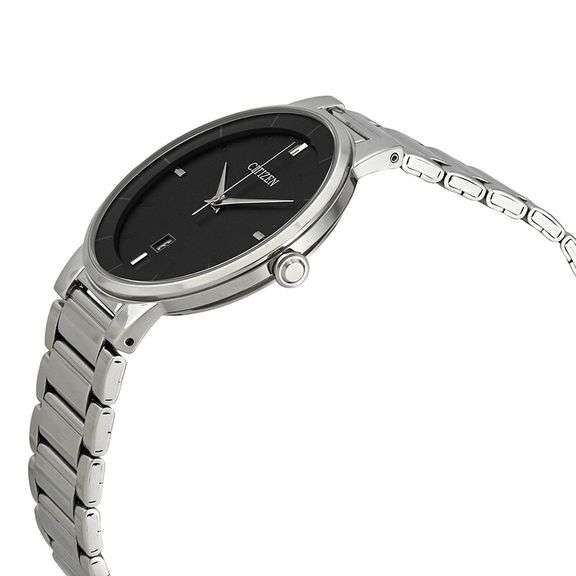 Citizen Corso Black Dial Quartz Men's Stainless Steel Watch