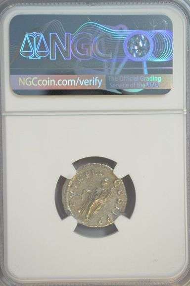 Super NGC XF Emperor Severus Alexander Roman Silver Denarius, 222-235 AD