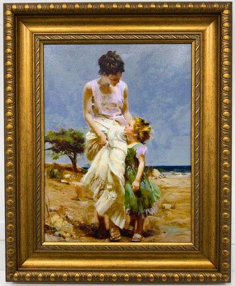 Exclusive Pino 'Joyful Memories' Limited Edition Signed Giclee on Canvas Framed