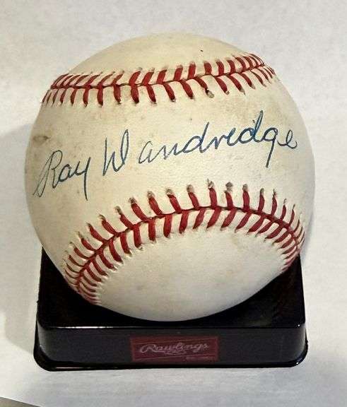 Ray Dandriclge ( Negro League )signed Baseball
