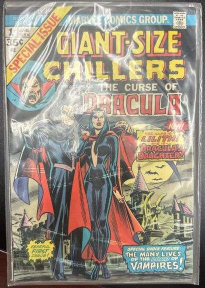 Giant-Size Chillers #1 Featuring The Curse of Dracula Marvel Comics 1974 Special Issue