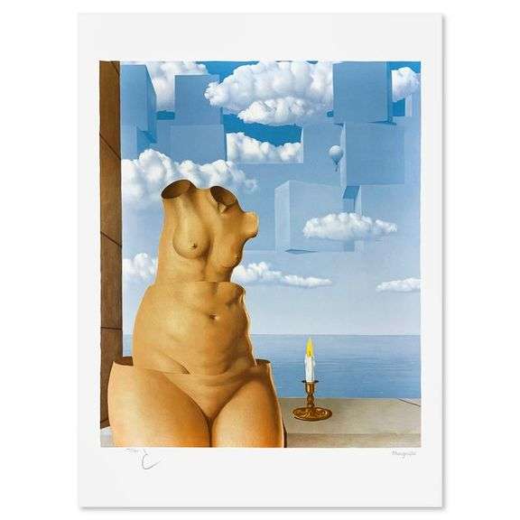 "La Folie des Grandeurs II (Megalomania)" by Rene Magritte 1898-1967 (After)