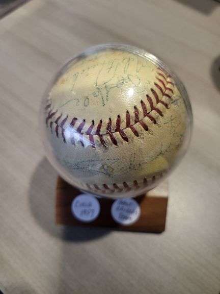 1957 Balt Orioles Team Baseball, Nice Ball!