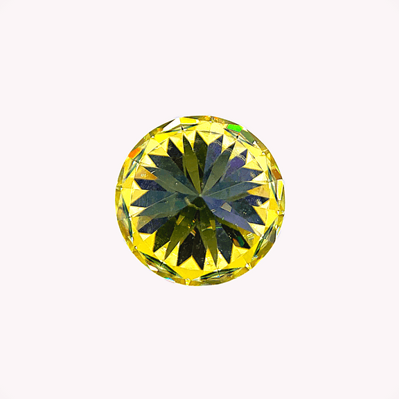 Huge 8 Ct Sparkling Yellow Fire Moissanite Emerald Cut Solitaire