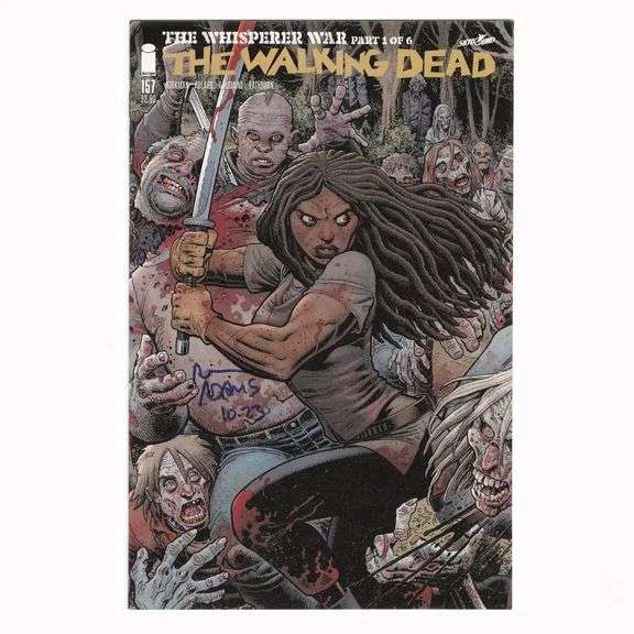 The Walking Dead Comics Issue #157 Signed by Artist Arthur Adams