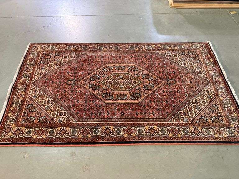 Fine Authentic Bidjar Iron Rug 4x6