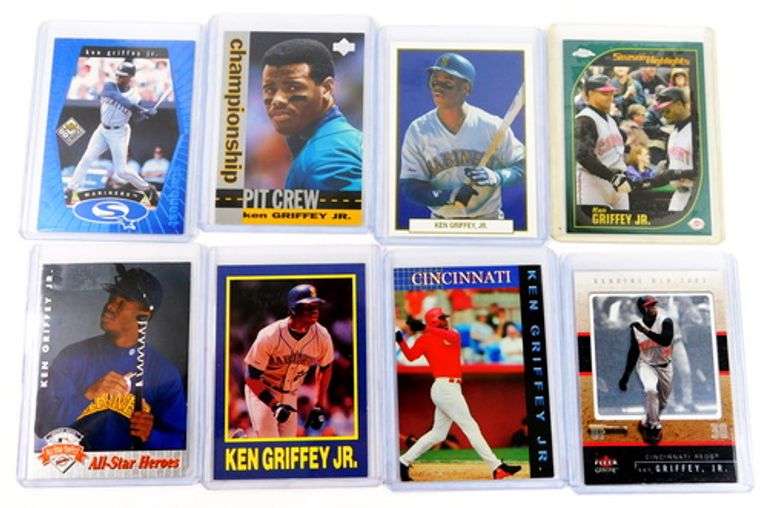 8 Ken Griffey, Jr. Baseball Cards