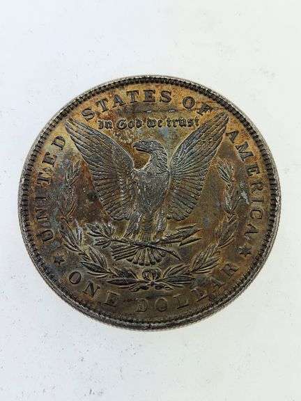 1896 Morgan Silver Dollar, Toned