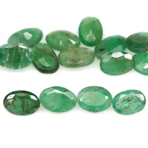 Mine cut! Oiled oly! 6.20ct Zambian Emerald set!