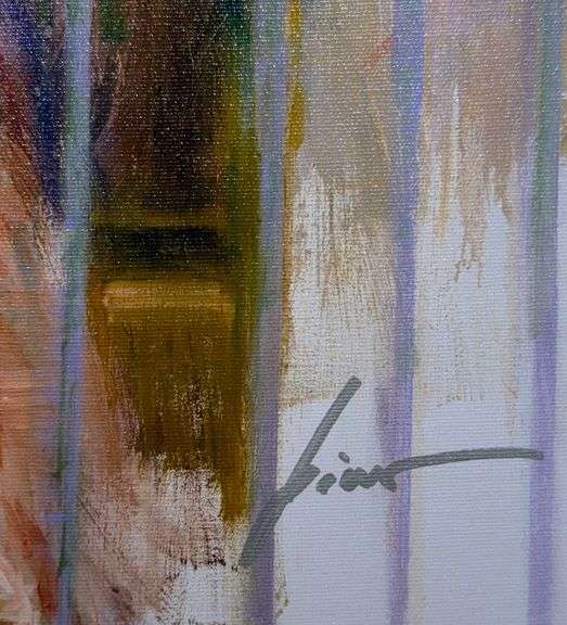 Exclusive Pino 'At The Balcony' Limited Edition Signed Giclee on Canvas
