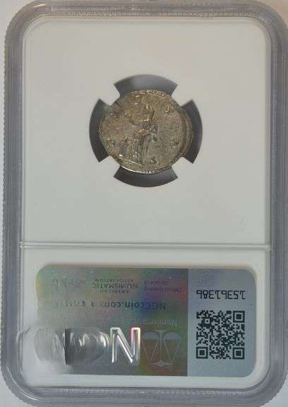 NGC Choice VF Emperor Geta Roman Silver Denarius, as Caesar, 209-211 AD