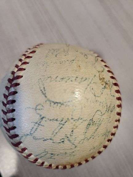 1957 Balt Orioles Team Baseball, Nice Ball!