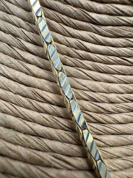 Gold Plated 925 Sterling Silver 2mm Cardano Box Chain Link Italy Necklace 18"