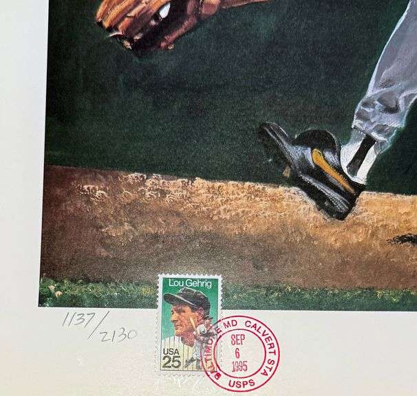 Cal Ripken Jr. Litho Print Signed / Numbered By Artist Angelo Marino