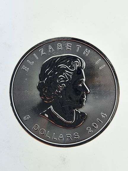 2014 Canadian Silver Maple, Leaf Privy - 1 Oz. Silver