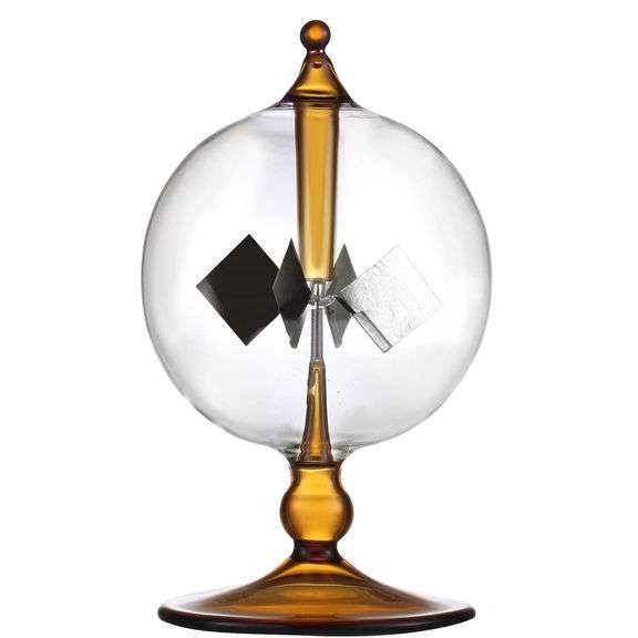 Crookes Radiometer Solar Energy Glass Spinner