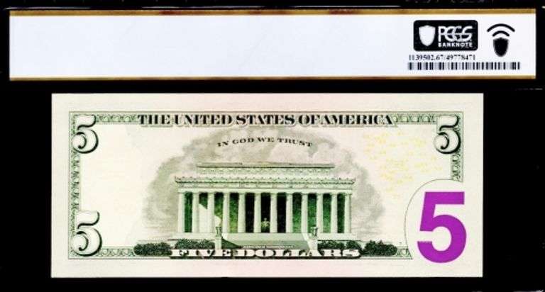 Superb Gem 2017A $5 Star Note Chicago # 00033255 PCGS 67 PPQ!