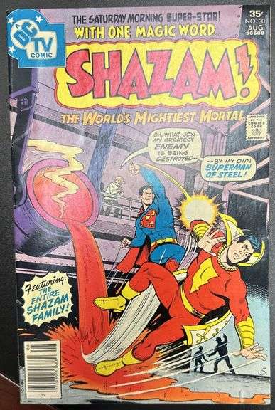 Vintage Bronze & Silver Age Comic Book Lot of 8 DC & Marvel Hulk, Shazam, Wonder Woman, Felix