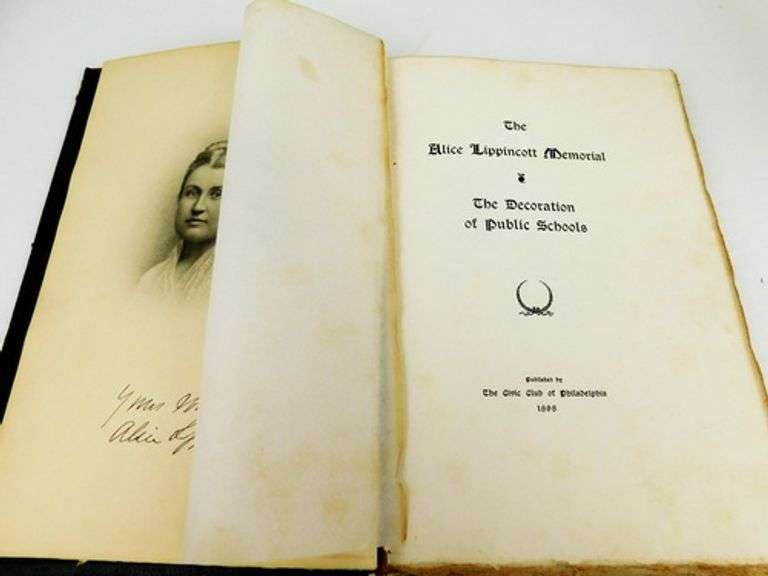 1898 Alice Lippincott In Memoriam, Philadelphia