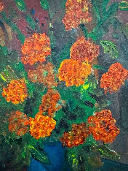 Exquisite Original Art By Manor Shadia- Manor Shadian Golden Autumn