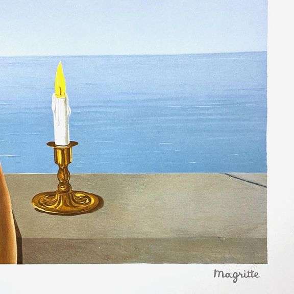 "La Folie des Grandeurs II (Megalomania)" by Rene Magritte 1898-1967 (After)