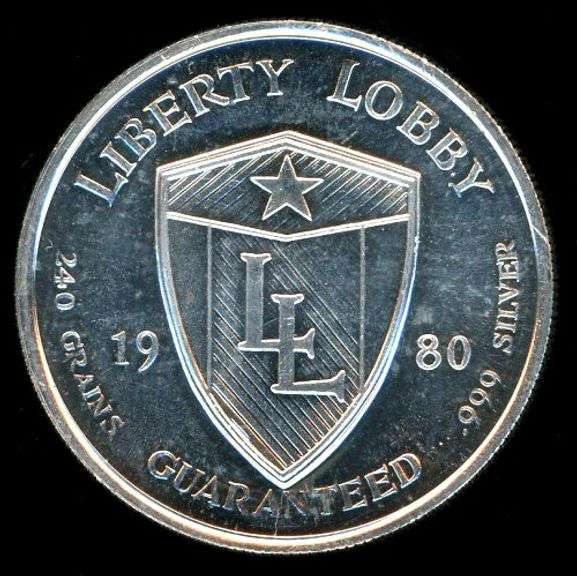 1980 Liberty Lobby ½ Ounce Silver Round