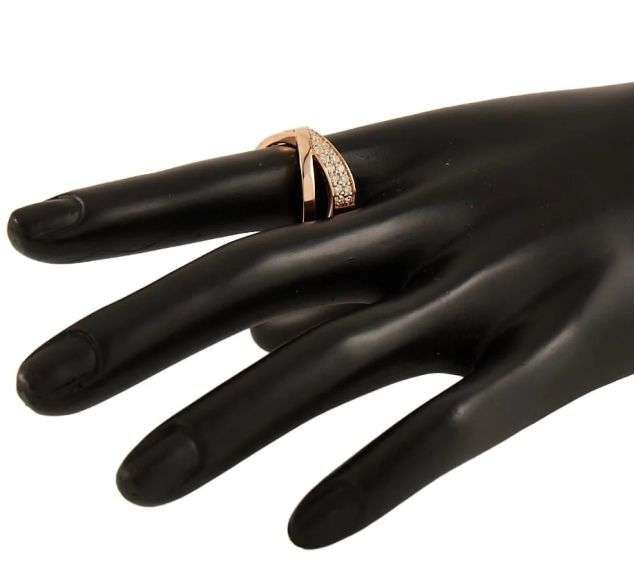 Tiffany & Co. 0.60ctw Diamond Atlas X Ring in 18K