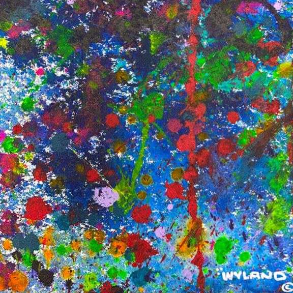 "Untitled Abstract" by Wyland