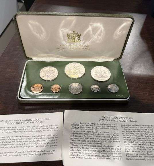 1975 Trinidad and Tobago Proof Set