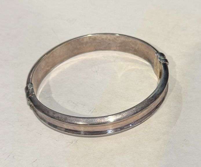 Vintage Sterling Silver Bangle Bracelet