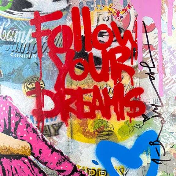 "Work Well Together" by Mr Brainwash