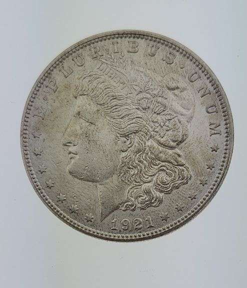 1921-D Morgan Silver Dollar, Cleaned