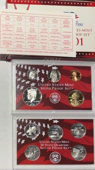 2001 Silver Proof Set