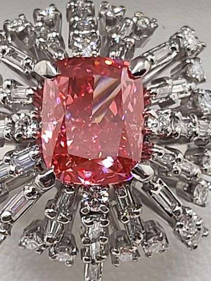 Remarkable Platinum 3.02 Carat Certified Lab Diamond Ring