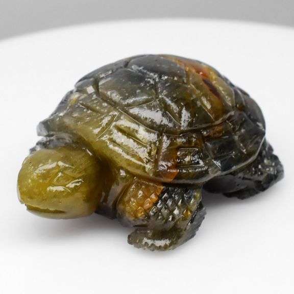 Wow! Look at this 107.55ct Turtle cut from pure Tanzanian Sapphire!