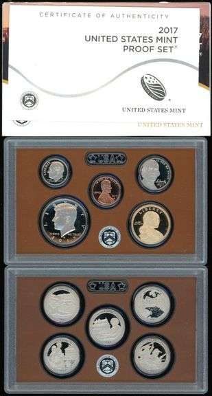 2017 US Proof Set in Original Box with Certificate