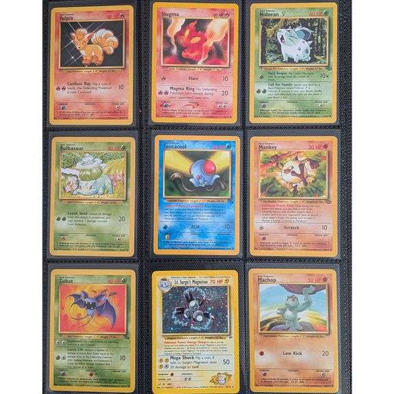 Vintage Pokémon Card Lot Binder WOTC Era + Modern Mix