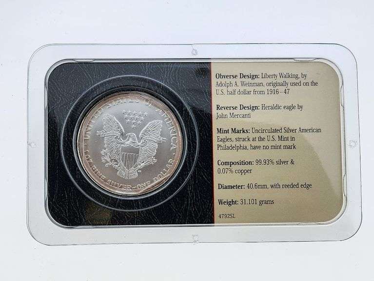 2001 American Silver Eagle, Littleton Holder