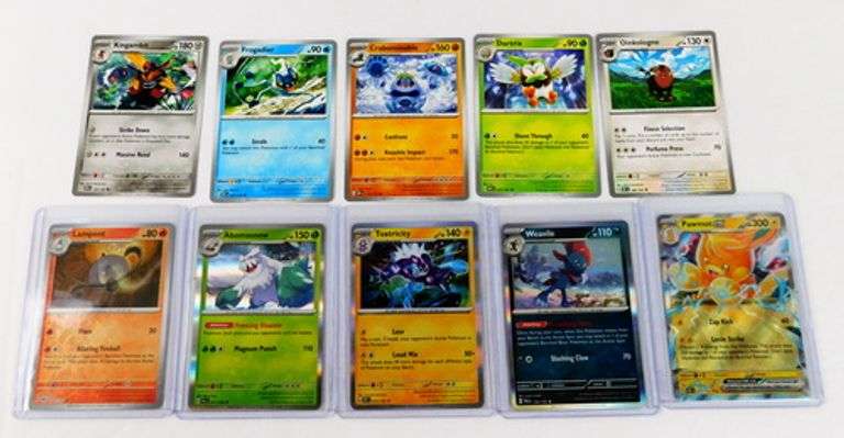 10 Pokémon 2023 Trade Cards